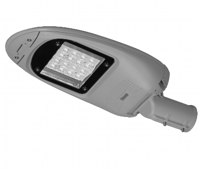 MODUS Svítidlo veřejného osvětlení NOD 4000lm, LED 727,  skleněný kryt, symetrická optika - pro parkoviště, nestmívatelné