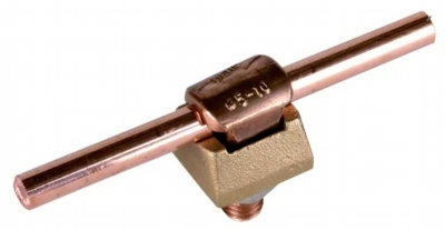 301007 Svorka KS, Cu-bronz, pro prům. 6-10mm jednodílná